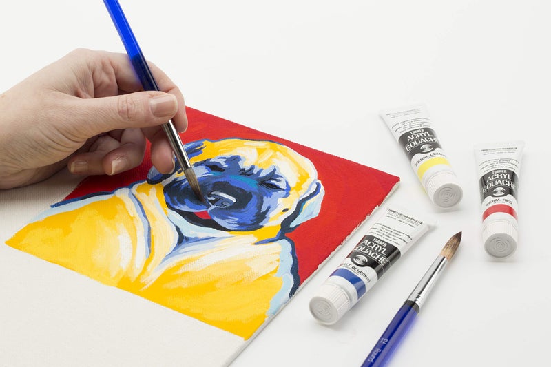 Turner Colour Works طلاء أكريليك للفنانين من شركة Turner Color Works Acryl Gouache - أنبوب فردي سعة 20 مل - فضي ياباني (MetAllic) - Image 2